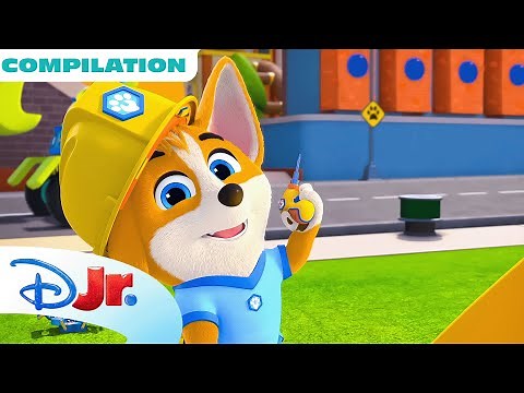 Pupstruction Time to Build MEGA Compilation! 🚜🐾 Build Playgrounds, Islands, and More! | ‪@disneyjr‬ ​