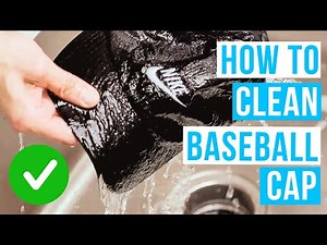 How to CLEAN A BASEBALL CAP | From dirty to brand NEW!