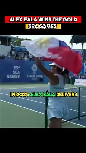 Alexandra Eala secures the gold medal in the 2025 SEA Games