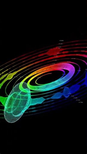 Hymn for the Weekend Finale — Spiral Art 🌌 #Shorts