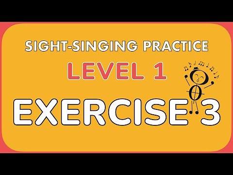 Sight-singing practice: Level 1, Exercise 3