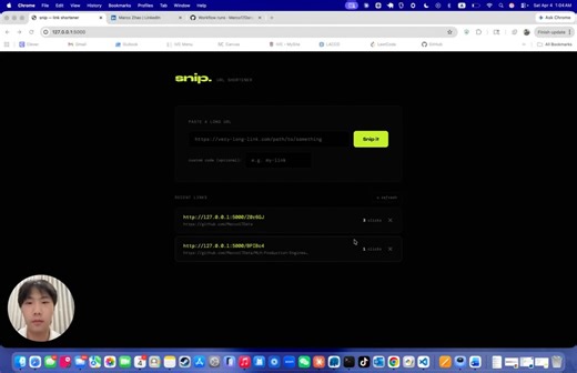 snip. — Reliable URL Shortener