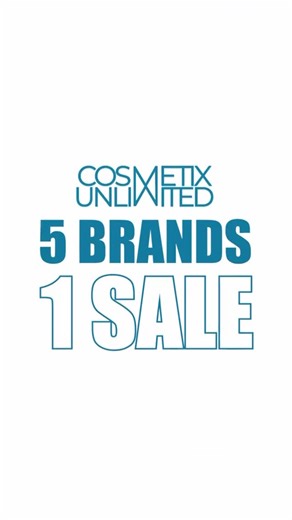Cosmetix Unlimited on Instagram: "See you tomorrow! Don’t walk. RUN. 🏃‍♀️💨 #cosmetixunlimited #clearancesale #enigma #detail #warehousesale"