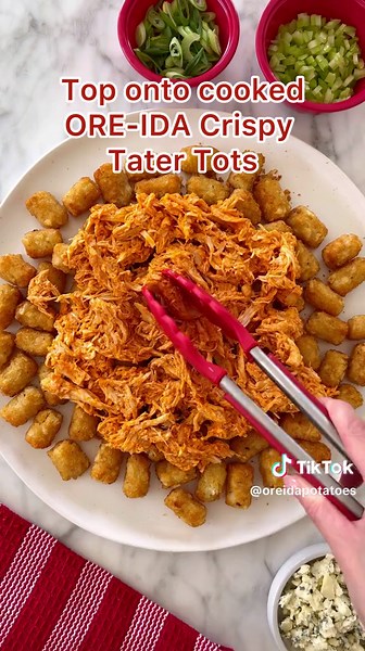 Delicious Buffalo Chicken Totchos Recipe