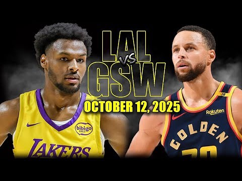 Los Angeles Lakers vs Golden State Warriors Full Game Highlights - October 12, 2025 | NBA Preseason