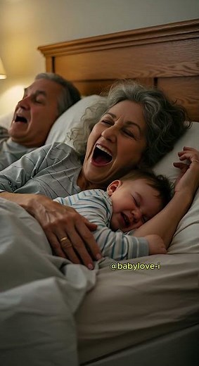 The Cutest Baby Snore Fest with Grandparents