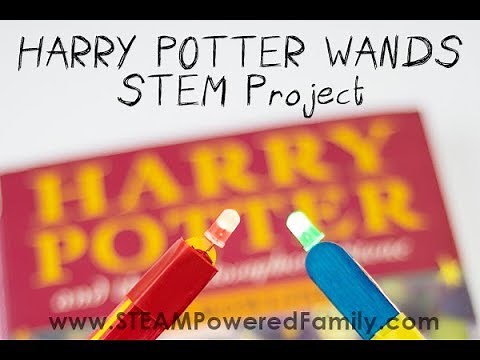 How to Make a Wand that Lights Up! Build A Wand With Craft Sticks and Circuits
