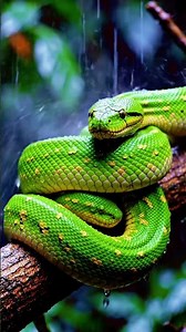 The Green coil #fyp #viral #nature #snakes Nature lovers comment us your thoughts.