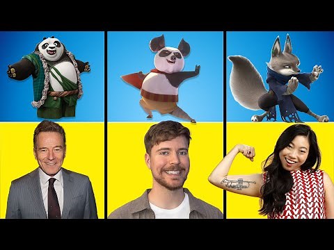🐼 All Kung Fu Panda Characters and Their Voice Actors