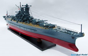 Musashi Battleship Model 47.2": Handcrafted War Ship - Etsy