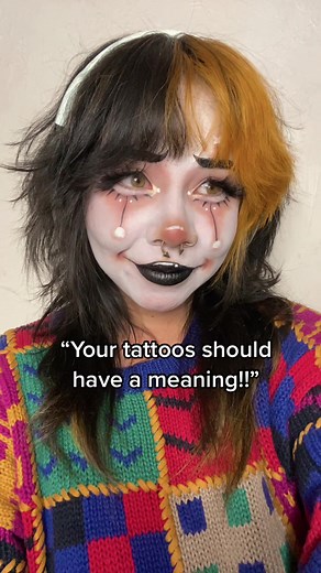 Deciphering the Mysterious Clown Girl's Tattoos