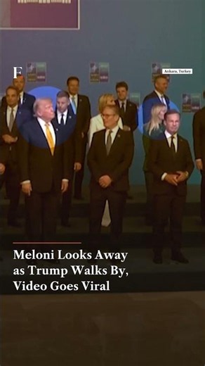 Meloni Looks Away as Trump Walks By, Video Goes Viral | Firstpost News | N18G