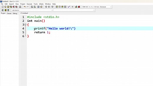 （1）C语言第一课：helloworld