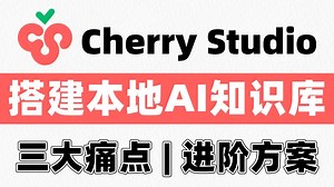 【硬核教程】手把手教你用CherryStudio搭建本地AI知识库，RAG的三大痛点与进阶方案！实现知识库精确度到90%~全程干货，草履虫也能学会！