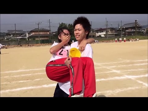 【感動】体育祭でサプライズキス!!高校生カップルの恋愛事情