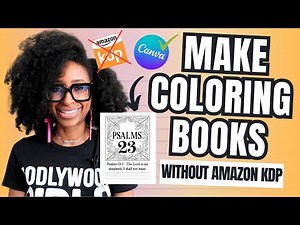 HOW TO MAKE COLORING BOOKS WITHOUT Using Amazon KDP... (Easy Canva Tutorial)