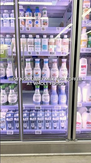 Best Non-Dairy Milk for Coffee (Whole Foods Find) #wholefoodshaul #nondairy #groceryfinds