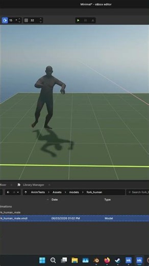 Mixamo animation in s&box #blender #3danimation #s&box #s8box #mixamo #retargeting #rig