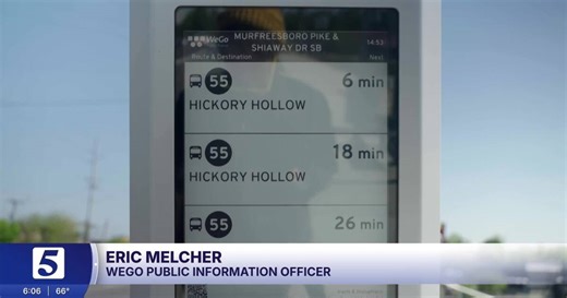 Nashville bus ridership up 13% following smart signal upgrades, officials say