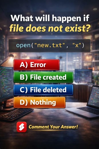 Python Quiz: Do You Know the "x" Mode? 🐍