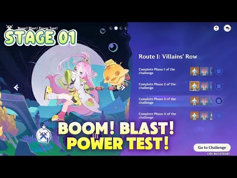 Boom! Blast! Power Test! | Genshin Impact