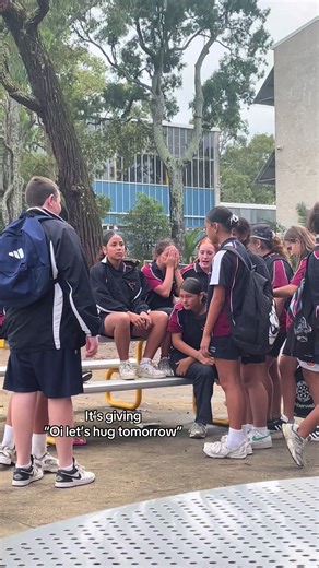 Comeee onnn year 8 just hug