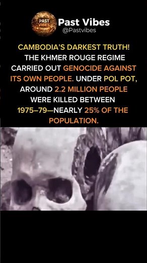 Khmer Rouge genocide: 2.2 million killed in Cambodia (1975–79). Shocking truth! 😮😮