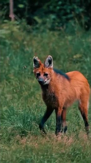 Maned Wolf: Physical Features, Hunting Behavior, and Food Habits #animals
