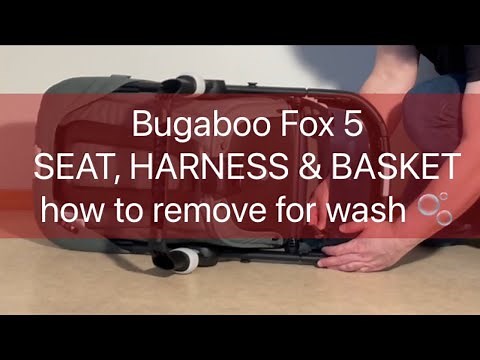 Bugaboo Fox 5: Removing the Seat, Harness & Basket for a Wash