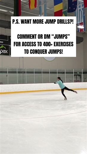Figure skaters, how to control your jumps #iceskating #figureskating #figureskating ￼