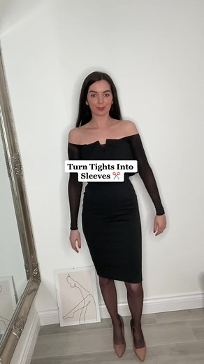Repurposed Fashion: DIY Sleeve Transformation from Tights