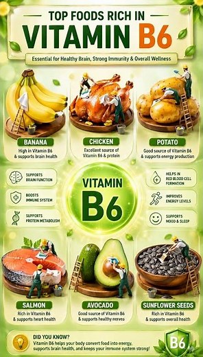 Top Foods Rich in Vitamin B6 – For Brain Health, Immunity & Energy"