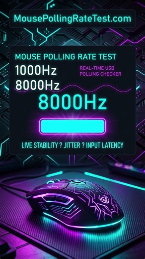 Fake Mouse Polling Rate? Test Yours Now! 🖱️ #Mouse Polling Rate #Mouse Polling Rate Test