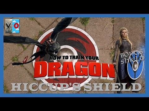 Home Made Hiccup Shield - How to Train Your Dragon