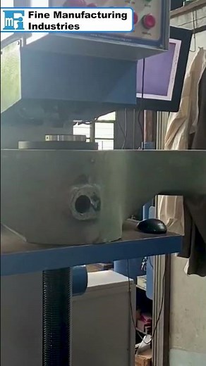 Special Purpose Computerised Brinell Hardness Tester | Working Process Explained | #shorts