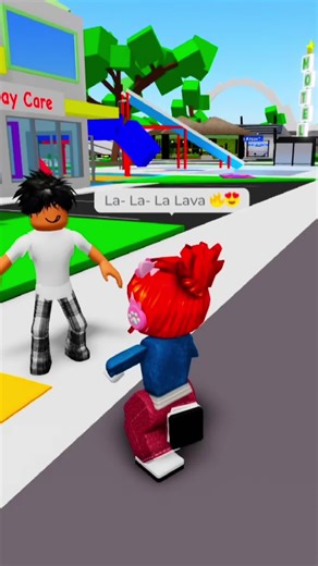 Steve Song PRANK! 😂 La La LAVA 🔥 #roblox #robloxfyp #trend #fypシ #brookhaven