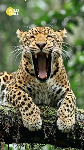 Clouded Leopard Climbs Down a Tree Head-First 🐆 | Rare Wildlife Encounter