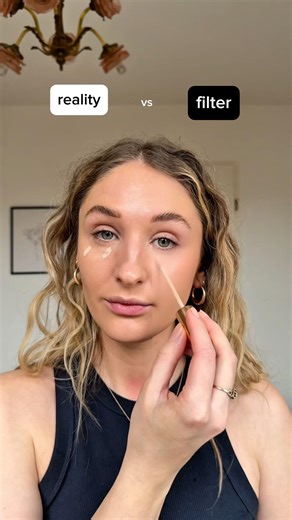 Be careful who you compare yourself to online ❤️ #reality #selflove #filter #makeup