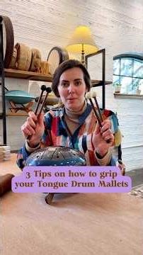 How to Grip Your Tongue Drum MalletsComment “MALLETS” to shop 🥁💫