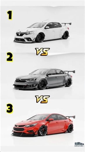 Symbol vs C-Elysée vs Cruze: Budget Kings Transformed! (ASMR) 🔊 #shorts