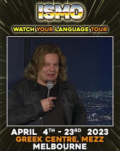Melbourne! Don't miss Finland’s funniest comedian Ismo LIVE from the 4th to 23rd April! Get tickets NOW! Tix: https://bit.ly/IsmoMelbourne | Bohm Presents