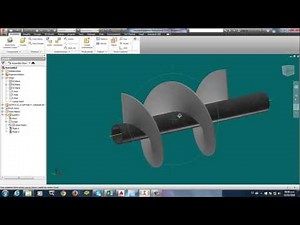 helical screw , conveyor worm