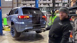 Inside a salvage Jeep Trackhawk rebuild