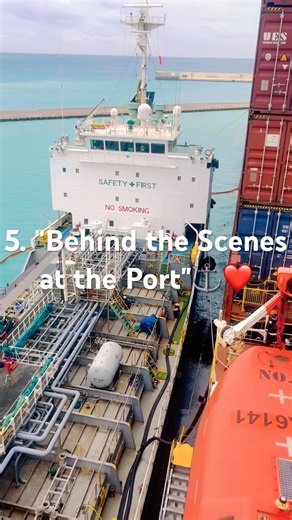 5. "Behind the Scenes at the Port"⚓️❤️#ship #portoperations #seafarer
