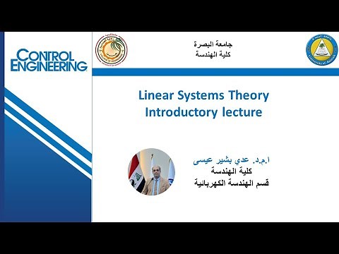 Linear Systems Theory - Ch01 - Lecture 01