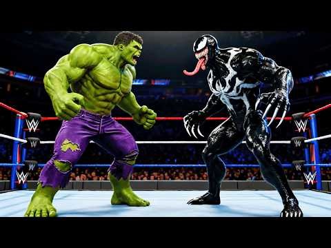 WWE LIVE MATCH : HULK VS VENOM FIGHT WWE 2K26 | WWE RAW TODAY 7 FEB WWE MATCH