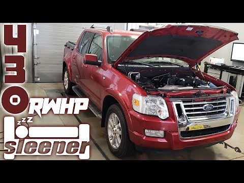 SUPERCHARGED Sleeper (FORD SPORT TRAC) Brenspeed Roush Conversion Stryker Stage 2 Package Dyno