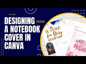 Designing A Notebook Cover In Canva