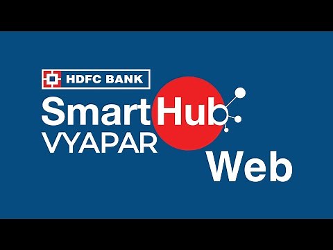 SmartHub Vyapar Web | HDFC Bank