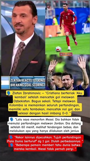 WORLD CUP 2016 IBRAHIMOVIC BICARA TENTANG MESSI & CR7 #ibrahimovic #zlatan #zlatanibrahimovic